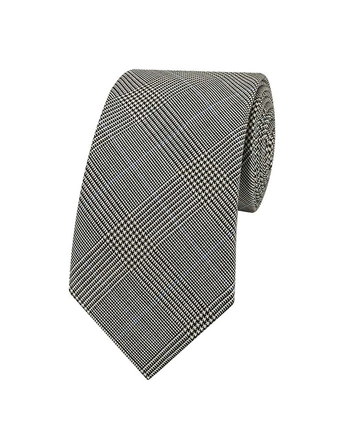 New Wool Business Plaid Men's Tie-T3